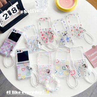 Galaxy Z Flip7 ケース ストラップ ヒンジ Flip6 韓国 ギャラクシーzフリップ6 flip5 おしゃれ ギャラクシーzフリップ5 z