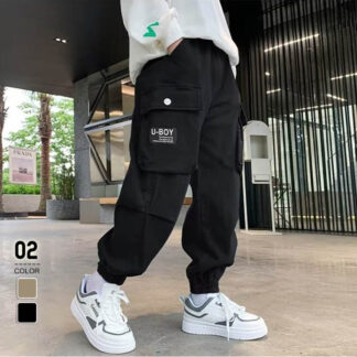 ロングパンツ ズボン キッズ 男の子 ストレッチパンツ 長ズボン ジョガーパンツ スウェットパンツ 子供服 スポーツ ダンス 女の子 110cm 120cm 130 100cm