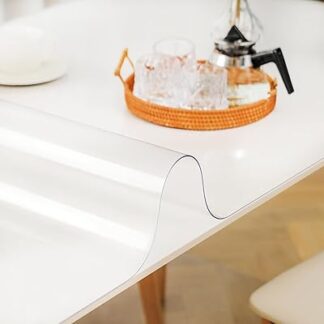 テーブルマット透明 テーブルクロス90*160cm 透明 PVC デスクマット マット テーブルカバー ビニールマット ビニール クリア 長方形 汚れ防止 エンボス加工 防塵 防水 耐