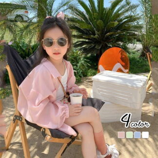 カーディガン 羽織 羽織もの 上着 トップス 子供 キッズ 子供服 女の子 ガールズ UVカット 薄手 軽い 軽量 おしゃれ 90 100 110 130 140 150 120