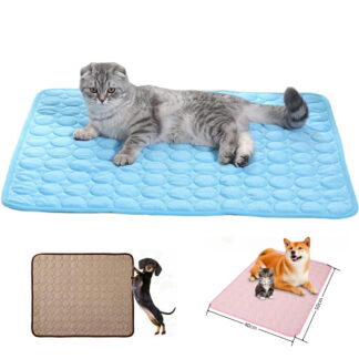 ペット 犬 猫 クールマット 40×50cm 夏 冷却 マット 涼しい 熱中症 熱さ対策 接触冷感 猫用 ベッド グッズ 犬用