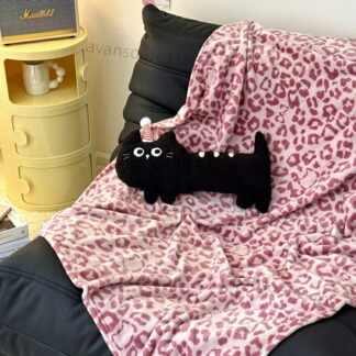 ブランケット ひざ掛け シングル 毛布 ヒョウ柄 多機能 タオルケット 掛け布団 毛布カバー 膝掛け ストール 大判サイズ あったか シンプル 冷房対策 フランネル秋冬毛布 クッ