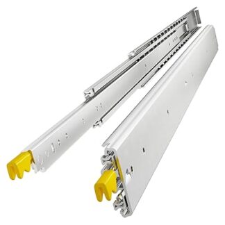 シルバー ロック付き #D76 超重量用スライドレール 1500mm Duty引き出しスライド かんぜんな Heavy