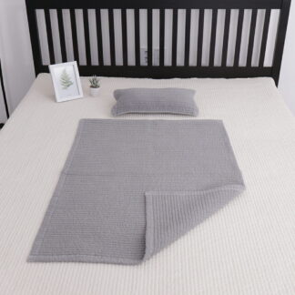 イブル布団 NEWストライプ柄 Qriginal 韓国産 約70x100cm 継ぎ目なし 敷きパッド キルティングマット ラグ 赤ちゃん ベビーマット 寝相アート ソファーカバー 中綿増