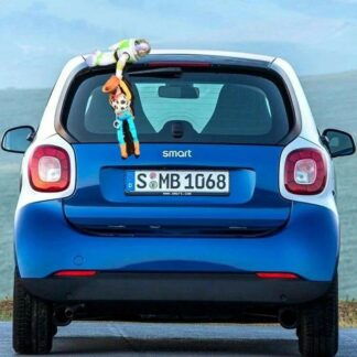 取り外し可能】車用外装品 車外装 車ステッカー トイストーリー ウッディ 車ぶら下がり人形ヘルメット付きフィギュア ウッデ バズ