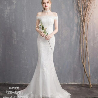 マーメイドドレス 演奏会 Long dress レースドレス パーディードレス ロング丈ドレス ナイトドレス ウエディングドレス 結婚式 二次会 舞台用 披露宴 ピアノ イベント用 高 発表会