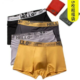 男性用 パンツ 高校生 紳士 前閉じ ボクサーブリーフ 下着 5枚セット まとめ買い メンズ 黒 ボクサー インナー 男性 ボクサーパンツ 大学生