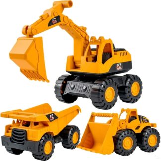 砂遊び おもちゃ 3点 セット 建設車両 ダンプカー トラック 工事車両 2024 新品 登場 エコ ABS 素材 ミニカー モデルカー 砂場 建設現場 お風呂 玩具 雪遊び 公園 砂 水遊び