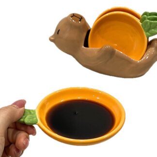 カピバラ 醤油皿 小皿 しょう油皿 食器 刺身 陶磁器 かわいい茶碗 調味料皿
