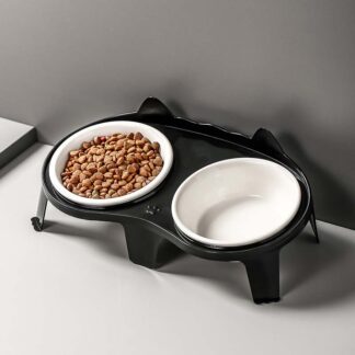 猫 犬 フードボウル 傾斜 陶器 水入れ 斜め 食器 食べやすい 高さ 水飲み セラミック ペット食器 おしゃれ ペット用 餌入れ エサ入れ えさ 台 ボウル お皿 ご飯皿 ネコ 小型犬 可
