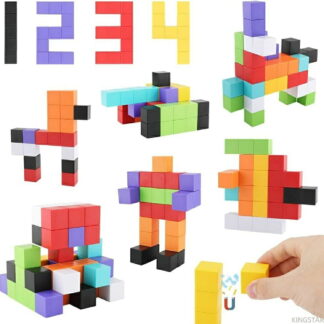 マグネットブロック 知育おもちゃ 磁力ブロック 48ピース 子供向け キューブ モンテッソーリ教育 積み木 パズル 立体 玩具 2歳 3歳 4歳 5歳 6歳 男の子 クリスマスプレゼント 誕生