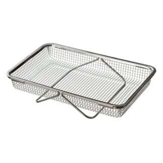 バスケット 収納用 キッチン 電化製品 調理器具 水 果物 ザル 野菜 ストレーナー 水切り シンクの中でも外でも メッシュ かご シルバー 水切