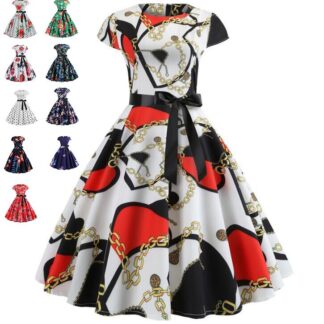 レディース 夏 ワンピース フランス風ドレス スレンダードレス summer dress 大きい裾 ダンス衣装 フォーマル衣装 海旅行衣装 花柄 10色 S-XXL 普段着