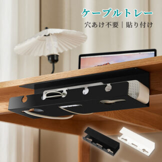 デスク下 配線 整理 穴あけ不要 貼り付け 電源タップホルダー コード収納 まとめる コンセント収納 ケーブルラック 机の下 オフィス 家庭用 隠し デスク ケーブルオーガナイザ 電源タップ