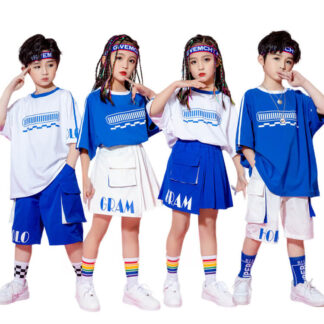 キッズ ダンス 衣装 k-pop 子供服 体操服 キッズダンス衣装 セットアップ チア 女の子 スカート 上下 キッズダンス パンツ 男の子 セット 小学生 可愛い 演 チアダンス