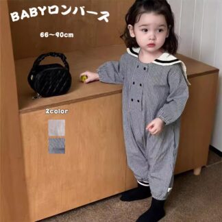 ベビー ロンパース 長袖 ベビー服 セーラー服 男の子 女の子 カバーオール フォーマル 子供 キッズ おしゃれ 赤ちゃん スーツ 結婚式 春秋 入園式