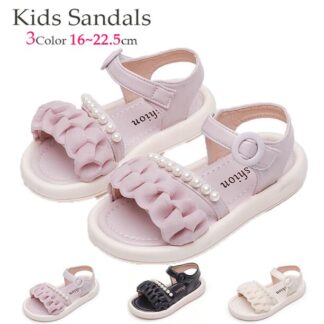子供靴 サンダル 女の子 キッズサンダル 子供サンダル ベビーサンダル 子供 ビーチサンダル 女児 マジックテープ 軽量 滑りにくい 17.3cm 18cm 18.6 内寸16.6cm
