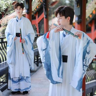 漢服 メンズ コスプレ衣装 ガウン付きの3点セット 男性用 中華服 ハロウィン コスチューム 仮装 衣装 チャイナ風 華流 イベント 舞台衣装 チャイナ服 コスプレ ステージ衣装