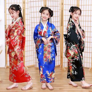 着物 コスプレ衣装 子供 女の子 着物ドレス ハロウィン 衣装 浴衣 和服 キッズ 和物 コスチューム 仮装 変装 花柄 ロングドレス 和風 お姫様 振袖 ドレス ハロウィー 可愛い
