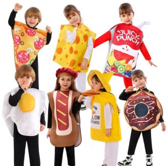P5 仮装 ハロウィン 衣装 子供 パーティー 食品 グルメ スナック 子供用コスプレ 変装 かわいい 女の子 男の子 食べ物 イベント 余興 コスプレ