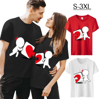 ペアルック カップル tシャツ お揃い 半袖 メンズ トップス レディース t シャツ ゆったり 大きいサイズ 可愛い 男女兼用 ユニセックス 白 ビッグシルエット オフィス ファッション 黒