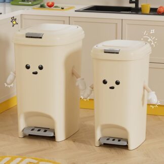 フタ付きゴミ箱 キッチン 両開き プッシュタイプ ペダル式 フタ ワンタッチ プレミアム感 かわいい 反菌 防水 水漏れ防止 消臭 バスルーム ゴミ箱 整理整頓 リビング