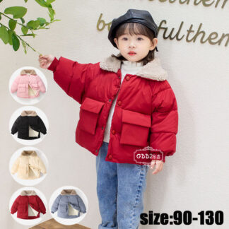 中綿コート キッズ コート 裏起毛 裏ボア アウター ジャケット 冬服 韓国子供服 男の子 女の子 ダウン コットン ユニセックス 通学 厚手 防寒 長袖 アウトドア 子ども服 ベビー お出