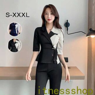 新生活 上下セットエステティック サロンウェア リラクゼーション クリニック 制服 ファンクショナルビューティー大きいサイズ ジュエリーホテルフロント作業服 エステユニフォーム サロ プロ 人気