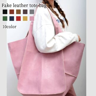 トートバッグ レディース フェイクレザートートバッグ おしゃれ 布 人気 ファスナー付き 黒 縦型 ファスナー 春 レザー ショルダーバッグ 革 キャンバス 2WAY 大きめ ビジネス かばん 小