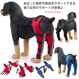 関節プロテクター 術後 犬 用 膝 サポーター 関節保護 靭帯 保護 中型犬 治療 後ろ足 犬骨折治療 介護用品 大型犬用 ペット用品 ペット服 小型犬