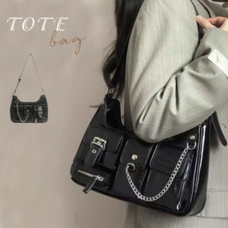 トートバッグ レディース ショルダーバッグ 肩掛け 小さめ ミニトート ハンドバッグ ミニバッグ 斜め掛け フェイクレザー 合皮 おしゃれ かわいい シンプル きれいめ Y2K ガーリ カバン