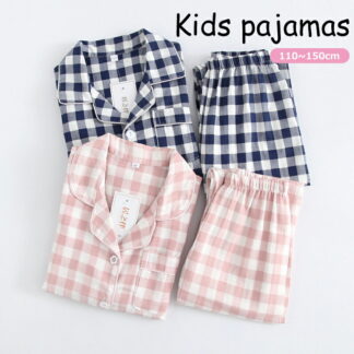 パジャマ チェック 子供 子供服 女の子 男の子 キッズ パジャマセットトップス パンツ ルームウェア ホームウェア 上下セット 可愛い おすすめ 長袖 ジュニア 寝間着 保育園 部屋着