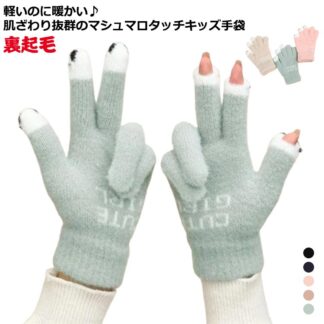 子供 厚手 キッズ 指なし 暖かい 手袋 秋 アウトドア スマホタッチ こども手袋 グローブ てぶくろ 小学生 裏起毛 男の子 冬 子供用 防寒 あったか手袋 手ぶくろ 子ども