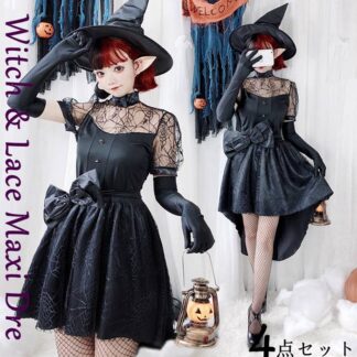 ハロウィン コスプレ 魔女 デビル 悪魔 小悪魔 魔法使い 衣装 セット ペア ハロウィーン キャラクター 女性 ハロウィン仮装 ハ 仮装