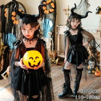 ハロウィン 衣装 仮装 巫女 子供 女の子 コスプレ ワンピース 悪魔 魔女 小悪魔 キッズ 子供ドレス コスチューム プリンセス ハロウィーン Halloween 万聖節 コスプレ衣装 魔法使