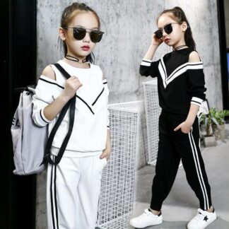 韓国子供服 新品 可愛い 子供服 海軍風 学園風 女の子 パーカー 子供 ロングパンツ キッズ セットアップ 上下 2点セット 子供セット 上下セット スウェット ダンス衣装 運動服 Tシャツ