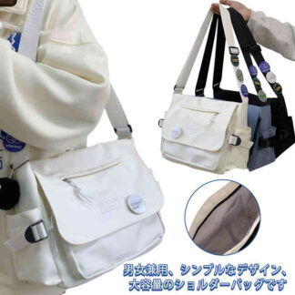 軽い 斜めがけバッグ レディース ショルダーバッグ メンズ 帆布 ワンショルダー 通勤 メッセージバッグ スポーツ おしゃれ ママバッグ 肩掛け エコバッグ 旅 通学