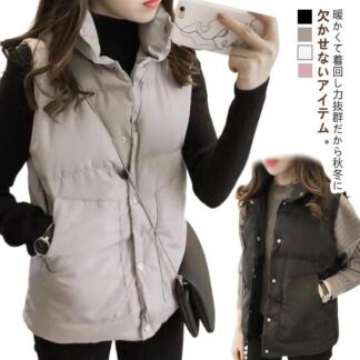 ベスト ベスト レディース 前開き ジレ レディース春 中綿ベスト ダウンベスト 防寒 暖かい トップス フード付き 通勤 秋冬 軽量 着痩せ アウトドア アウター