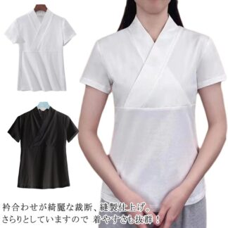 半襦袢 衿付き 和装肌着 レディース インナー 夏 襦袢 一体型 半袖 快適 初心者 Tシャツ 簡単 春 下着 和装 吸汗 速乾 接触冷感 着物 涼しい きも 浴衣