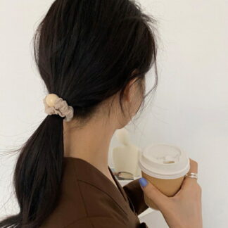 ヘアゴム3点セット シュシュ スリムシュシュ シックカラー カラーシュシュ レディースヘアアクセサリー シンプル