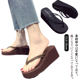 おしゃれ 春 サンダル 厚底 ビーサン 厚底美脚 履き心地 夏 厚底サンダル トングサンダル レディース レジャー用 海 痛くない かわいい 歩きやすい 女性用 大きいサイズ ビーチサン タウン用