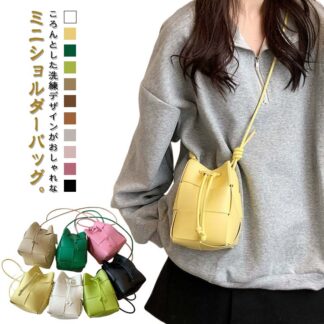巾着 ショルダーバッグ ミニバッグ レディース かわいい ボディバッグ 斜めがけ 可愛い バケットバッグ ミニショルダー おしゃれ カバン バッグ 巾着バッグ コンパクト 鞄