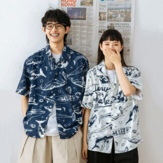 大きい 花柄 アロハシャツ メンズ 半袖シャツ レディース 開襟シャツ 夏服 カップル シャツ お兄系 柄シャツ 総柄 トップス 大きいサイズ 夏 カジュアルシャツ