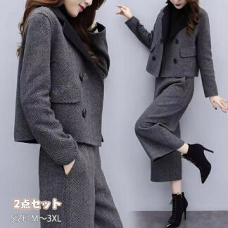 スーツ 入学式 スーツ レディース 母 卒業式 服 50代 セレモニースーツ パンツスーツ 2点セット ママ セットアップ 40代 30代 秋冬 おしゃれ 卒園式 上下セット チェック柄 入園式
