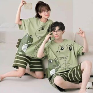 おしゃれ カップル ペア 部屋着 半袖 夏 男女2着 パジャマ セット 春夏 レディース メンズ ルームウェア 綿 ペアパジャマ ギフト プレゼント スウェット 上下セット 結婚祝い