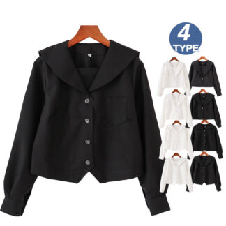 セーラー レディース トップス セーラー服 長袖 長そで 学生 女子 高校生 中学生 通学 学校 制服 コスプレ ハロウィン衣装 仮装 コス ハロウィンコスプレ 女 コスチューム