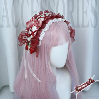 ロリータ ヘッドドレス レディース ゴスロリ カチューシャ ロリータファッション ヘアアクセサリー コーデ アイドル 活動 パフォーマンス 学園祭 文化祭 イベント