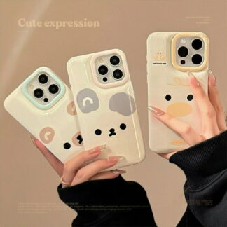 iPhone16 ケース シンプル 韓国 iPhone INS クマ イヌ ネコ iPhoneケース iPhone15 iPhone13 iPhone12 iPhon iPhone14