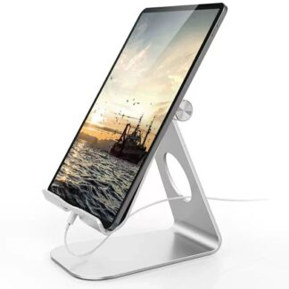 タブレット ホルダー スタンド アルミ 角度調整可能 回転可能 スタンド式 デスク台 会議 タブレット対応 置き台