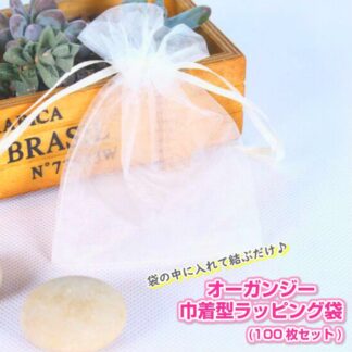 ラッピング袋 収納袋 100枚セット ギフト袋 巾着袋 ラッピンググッズ ギフト包装 プレゼント オーガンジー